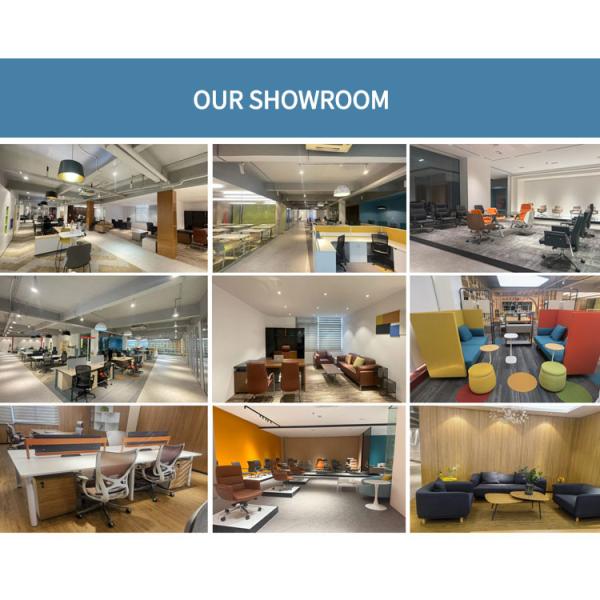 Customized Modular 4 Person Office Partition Table Luxury Workstation For Office Use