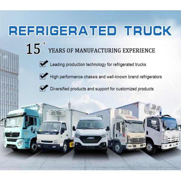 Isuzu 4X2 Commercial Refrigerated Truck 5ton Capacity 150-250hp Horsepower 500-1000Nm Maximum Torque for Commercial Transport