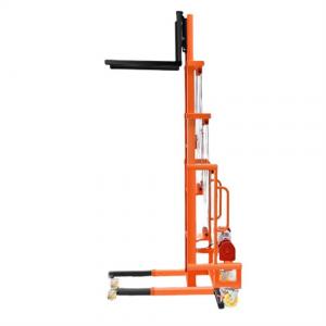 Quality 1 Ton 0.5 Ton Hand Pallet Stacker / Manual Forklift Electric Straddle Stacker wholesale
