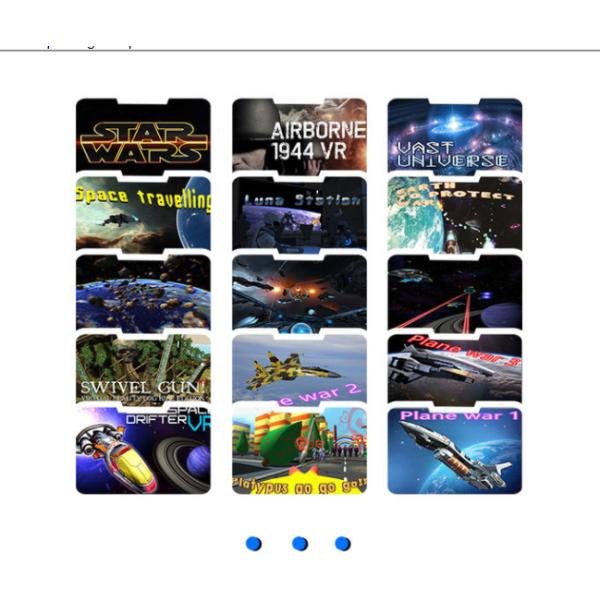 9D Plane Virtual Reality Cinema I5 System 15 Space Games