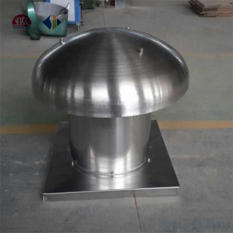 Large Air Volume Industrial Roof Exhaust Fan with FRP Material and Optional Voltage
