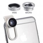 0.65X Wide Angle lens + Macro lens Clip-on Universal Mobile Phone Camera Lenses