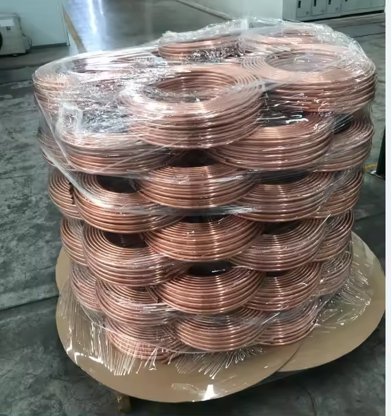 Customizable Cutting Service NXF Essential Copper Pancake Coil 3/4" 19mm x0.8mmx15m for Refrigeration Air Conditioners