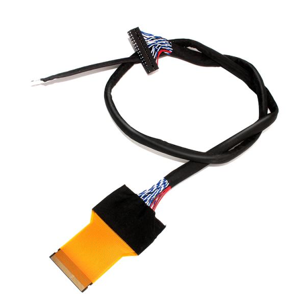 LVDS FPD Link Cable , 51pin LCD Extension Cable ISO9001 2008 Certicate