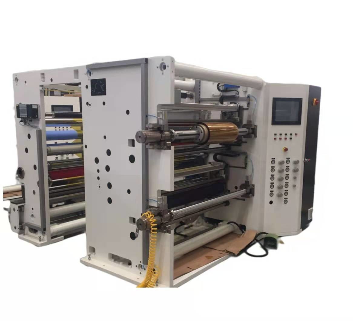 15 Micron Servo Drive Slitter Rewinder Machine 1000mm Substrate Width