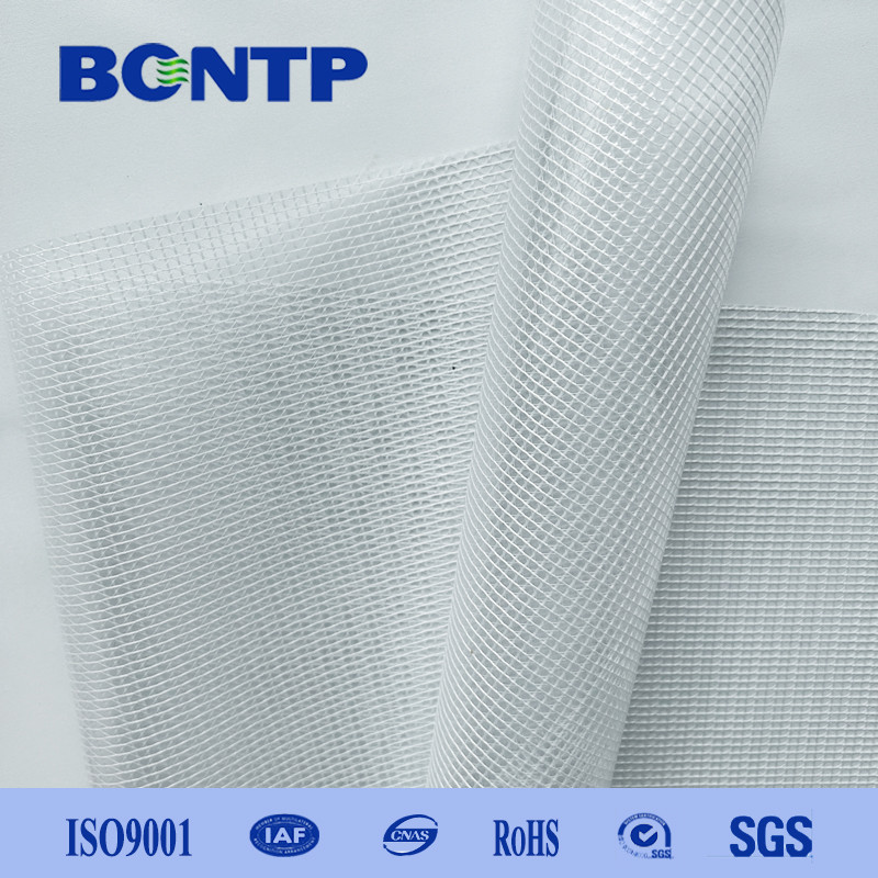 PVC Transparent Mesh Fabric Flame Retardant Tarpaulin Roll, 0.9-3.2m Width