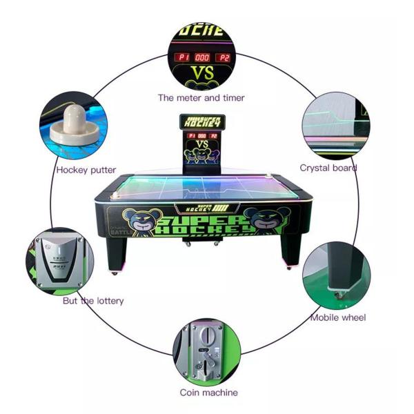 Adult Multi Puck Sports Arcade Machine Air Hockey For Amusement