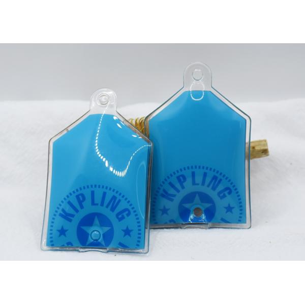 Personalised Car Keyrings TPU Soft Plastic Keychains Transparent