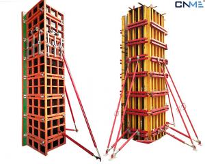 Easy Handling Wall Formwork System Push Pull Props Quick Length Adjustment