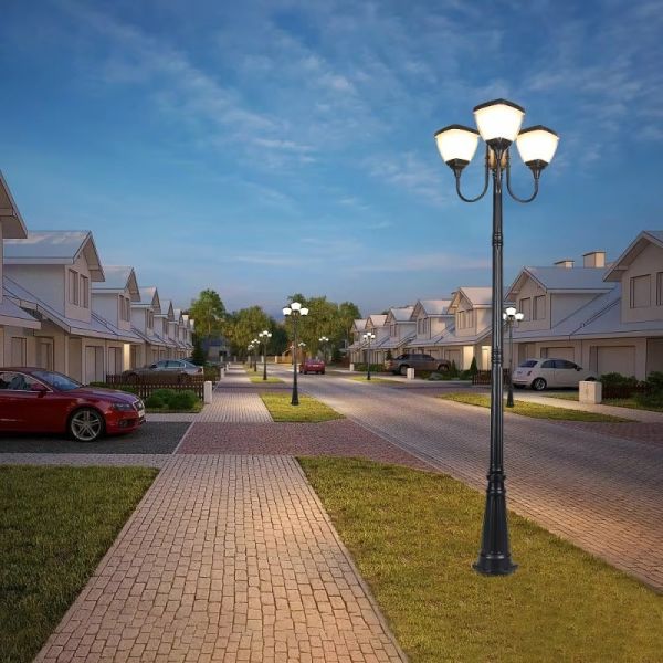 Solar Garden Pathway Lights Waterproof Bright LED Auto Dusk to Dawn Outdoor Lights for Walkway