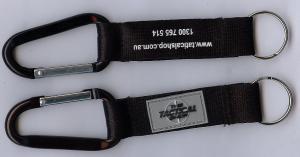 Quality 1-8mm Thickness  Aluminum Carabiner Key Chain With Customer Logo Acceptable wholesale
