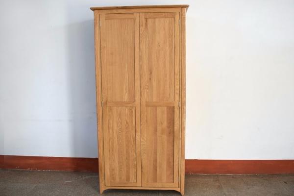 Environmental Friendly Particle Board Wardrobe With Cloth Hanging Pipe