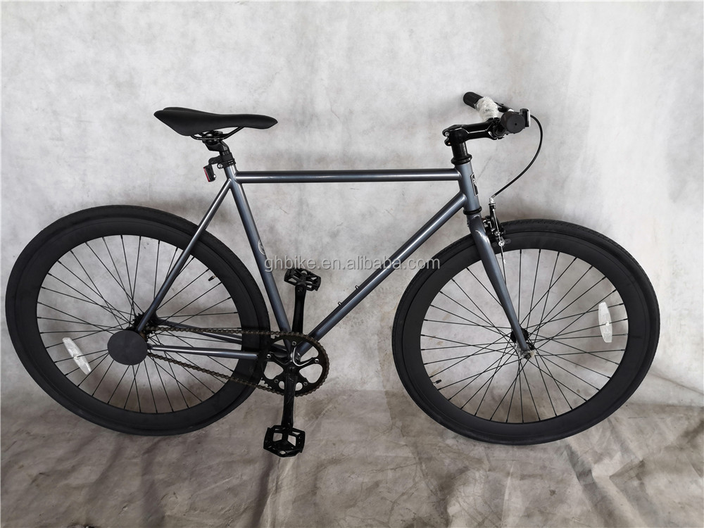 Ordinary Pedal Fixie Bike 700c Single Speed Fixed Gear Bicycle with Double V Brake