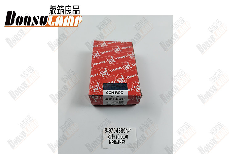 Auto Parts NPR/4HF1 Con Rod Bearing 0.00 R801H 8-97045801-* With OEM 8-97045801-*