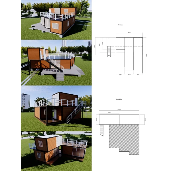 20FT Storage Prefabricated Luxury Flat Pack Container House