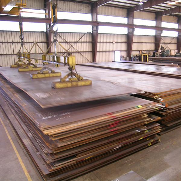 Painted Finish Shipbuilding Steel Plate 1500mm-4000mm Width 6000mm-15000mm