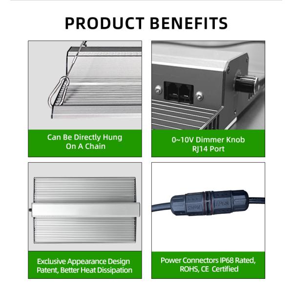 Aluminum Quantum Board Grow Light Blue Red LED Grow Light 300W