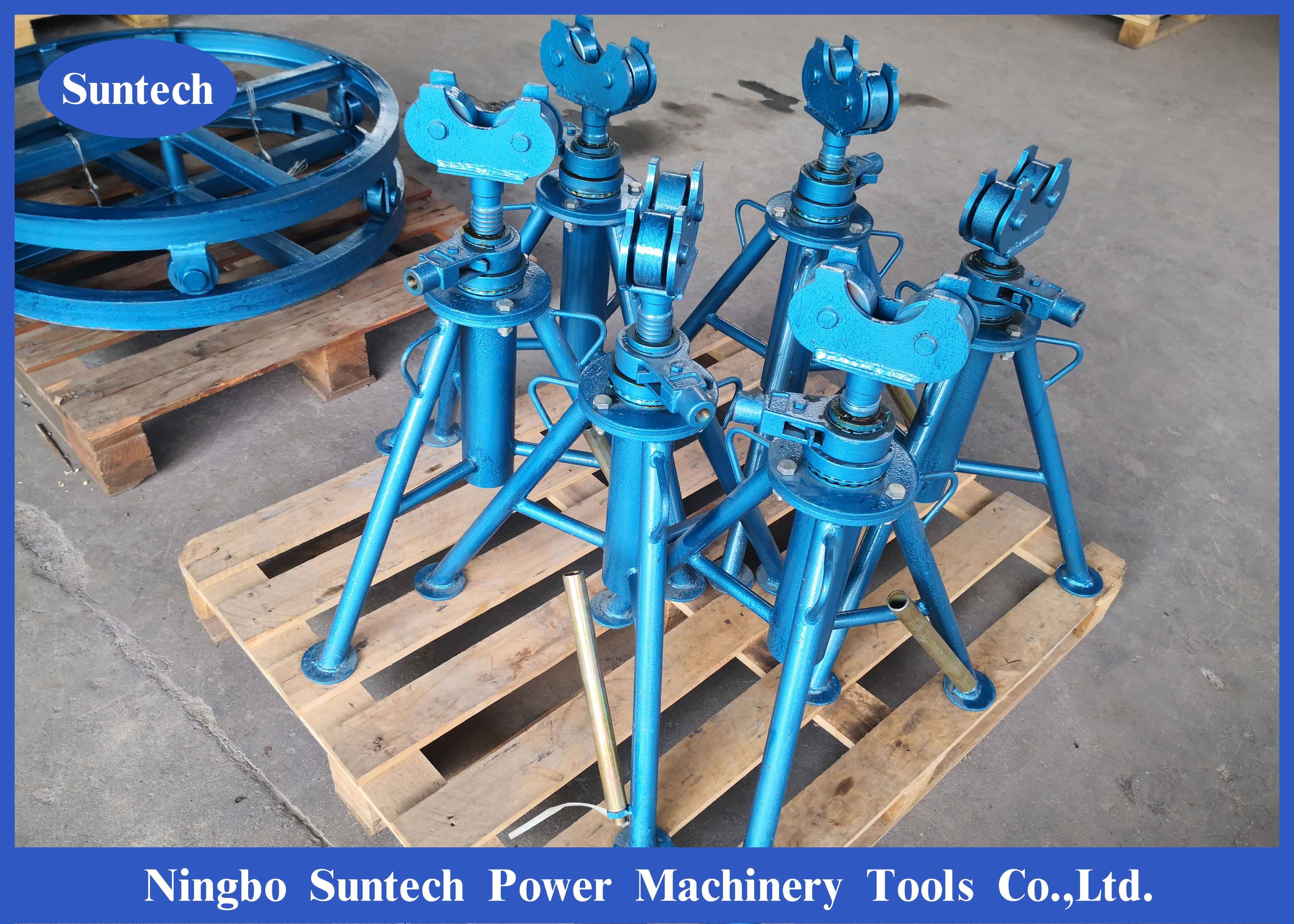 Quality Galvanised Wire Rope Mechanical Simple Cable Drum Reel Stand wholesale