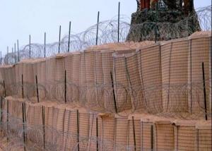 Quality Defensive Steel HESCO Rock Basket Retaining Wall wholesale