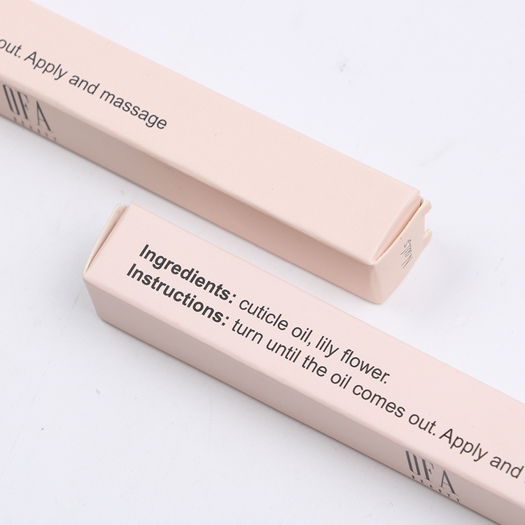 Folding Custom Lip Gloss Packaging Full Color Artpaper Folders