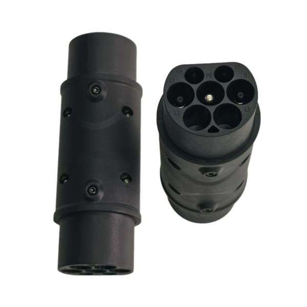 Type 2 To GB/T Adapter 32A ID4 ID6 Electric cars GBT Adapter Tipo Type 2 To gBT Converter