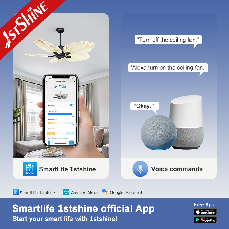 ETL Certificate Silent Motor Classic Ceiling Fans Without Light