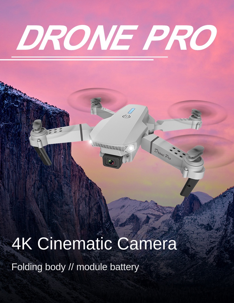 Factory Direct Sales E88 Pro E99 Foldable Long Endurance Fpv Drone With Camera Remote Control UAV Beginner Drone