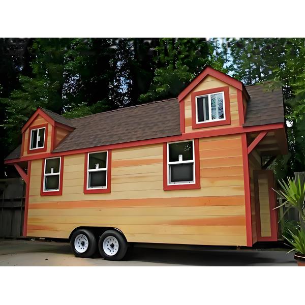 Prefab Small House On Wheels For Family Travel And Simple Living
