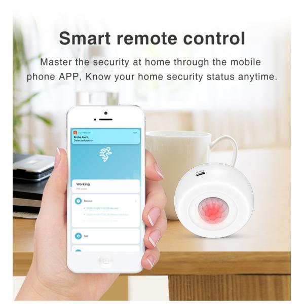 Tuya Motion Detection Pir Sensor Detector Wifi Movement Sensor Smart Life App Wireless Home Security System