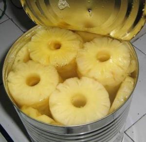 China HACCP Home Canned Fruit Food Fresh Pineapple In Syrup on sale