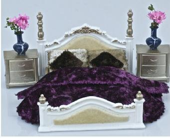 European style bed----scale model bed ,model furnitures, architectural model