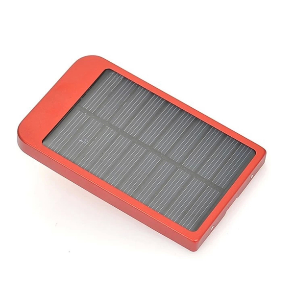 Aluminum alloy solar chargers 2600mAh solar power bank