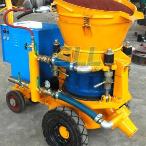 China 3m3 Per Hour Refractories Cement Spray Machine , 4KW Small Concrete Pump on sale