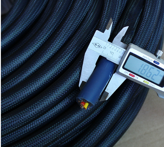 Cable Mesh Sleeve Flexo Pet Expandable Braided Cable Sleeving Polyester Materal