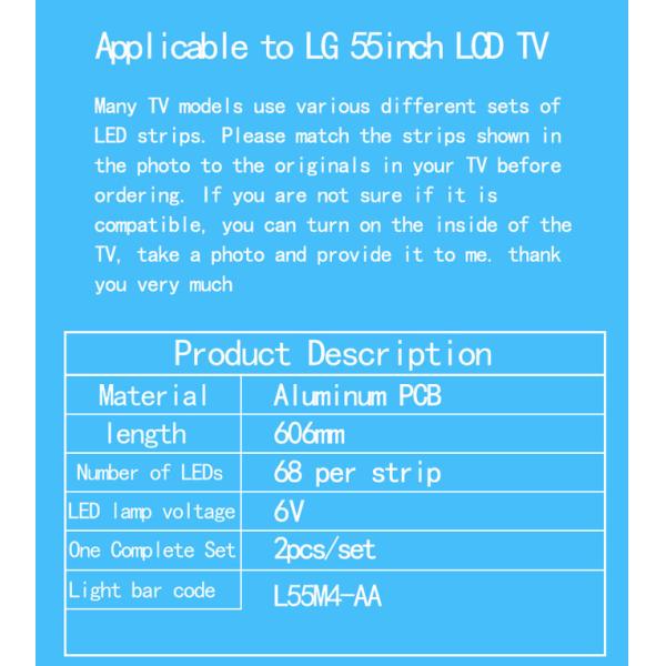 606mm Xiaomi Tv Wall Backlight 55 Inch Lcd Tv L60m4-Aa Ln-00hlbbf-X0330 098101074400
