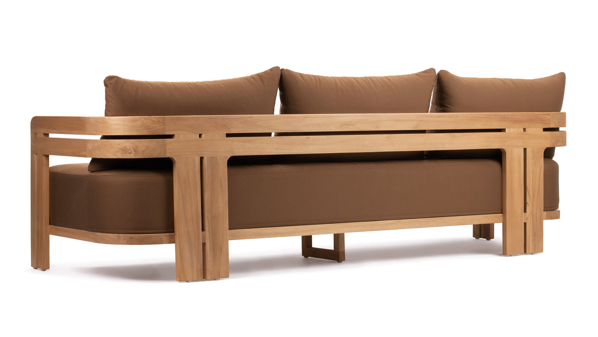 Modern Stylish Natural Teak Wood Lounge Sofa for Hotel Outdoor Patio Furniture Set