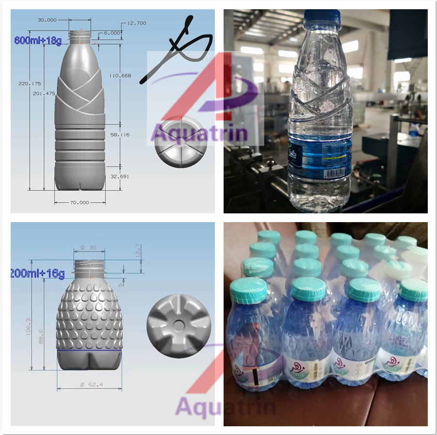 5 Gallon Bucket Automatic Bottle Washing Filling Capping Barrel Mineral Drinking Pure Water Making Machines Plant Bottli