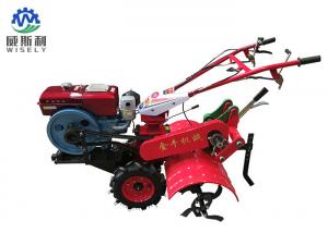 China ISO Standard 5.67KW Diesel Power Tiller / Small Farm Equipment Red Color on sale