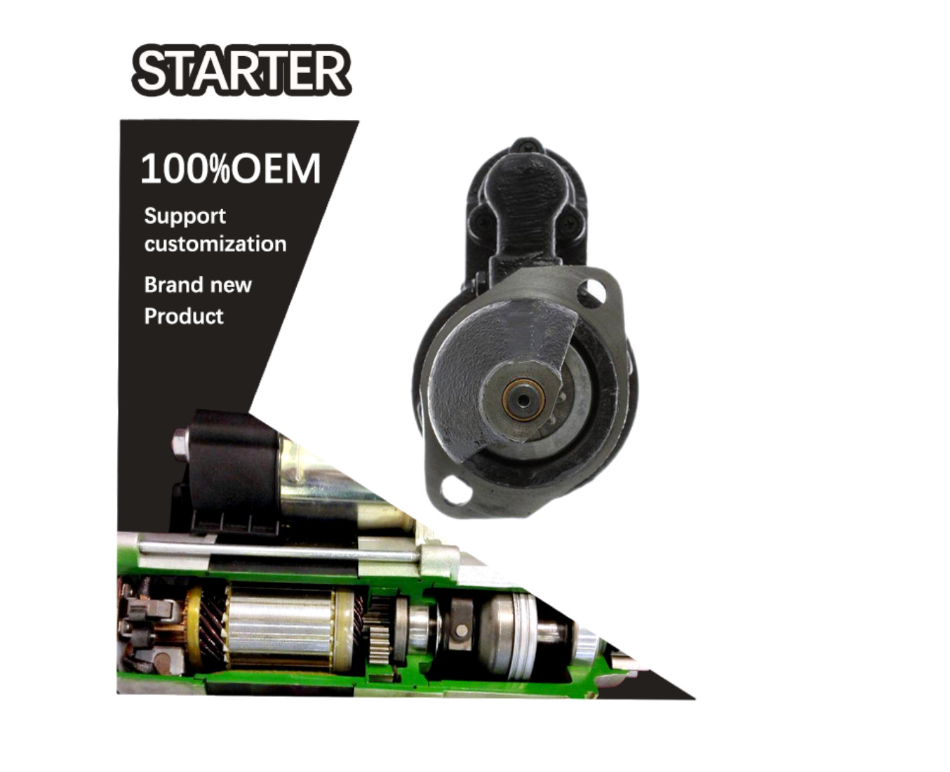 24V 9T STARTER 0001355009, 0001363107, 0001363116 11130585, AZJ3184, IS0585 11.130.585, 7431017000 72735907, MS279