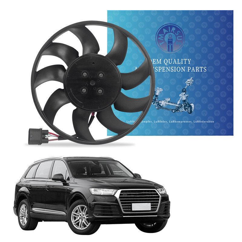 Audi Q7 2016 Black OEM Replacement Auto Cooling Fan Set Part 8W0959455