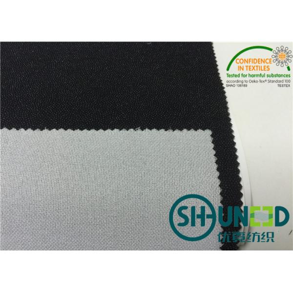 Double Dot Interfacing Material , PA Coating pcc Interlining Shrinkage