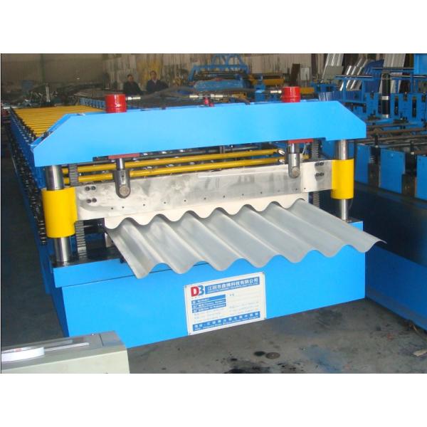 380V Sandwich Panel Line Corrugated Roof Panel Roll Forming Machine With Hydraulic Control System