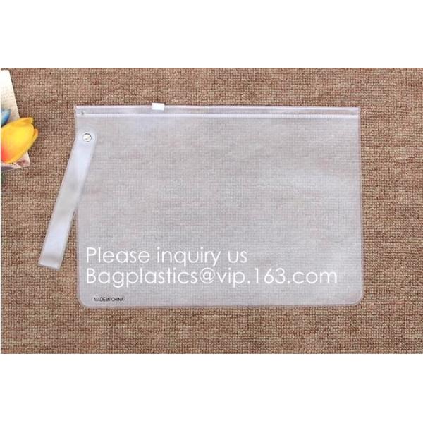 EVA Zipper Bag For Underwear / Bikini/ Bra,Glitter Cosmetic Zipper Pouch Holographic PVC Makeup Brush Bag, Bagease, Pac