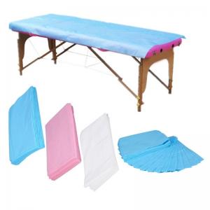 China Plastic Dustproof Disposable Bedsheet Roll Surgery Hospital 20gsm on sale