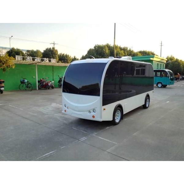 12 Seats Autonomous Shuttle Bus , City Self Driving Bus With Satellite Mapped Route