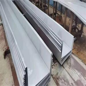 Quality 304 Stainless Steel Roofing Gutter 2.5mm Thickness ASTM Standard Cold-Rolled Box Gutter Customized Types wholesale