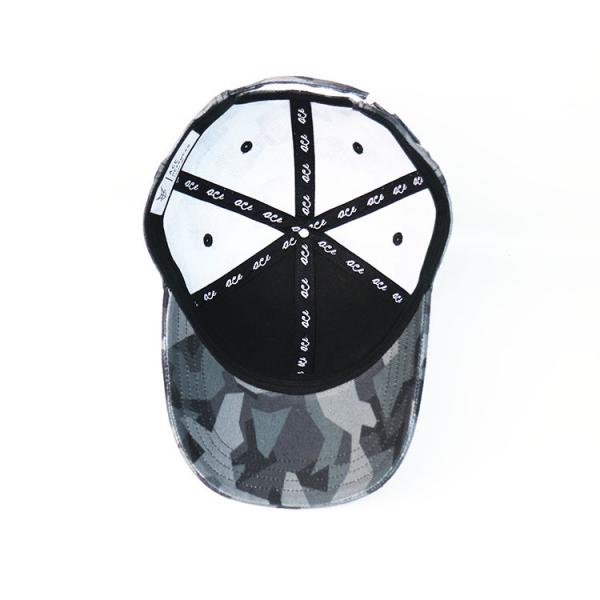 Flat Camo Embroidered Baseball Caps Custom Logo Unconstructed Or Any Other Design