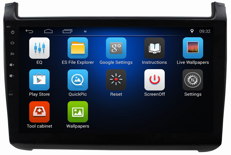 Ouchuangbo car gps radio dual zone android 8.1 for Volkswagen Polo 2011 with 4 Core CPU BT SWC USB android phone