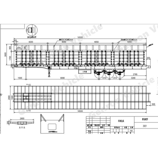 Mongolia Coal Transport Van Box Semi Tanker Trailer Large Loading