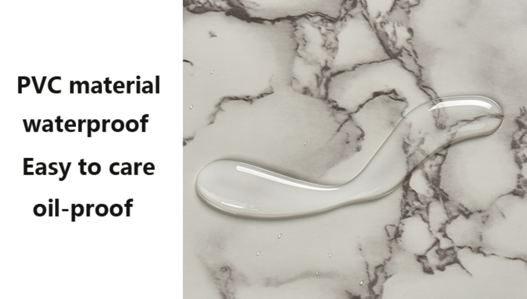 Add a Touch of Sophistication with High Gloss Marble Design Removable Adhesive Contact Paper